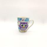 Caneca de Cerâmica Coruja Roxa 330ml - Arthouse