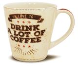 Caneca de cerâmica lot of coffee 405ml corona - yoi