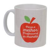 Caneca de Cerâmica - Melhor Professora do Mundo - Vikos