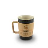 Caneca de cerâmica mondoceram coffee to go procafeinar 150ml - pardo fosco