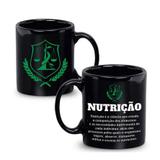 Caneca de Cerâmica Nutrição 340 Ml - Cardosoutl