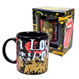 Caneca de Cerâmica Preta Caveira 340 Ml - Cardosoutl
