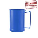 Caneca de Chopp Azul Bic Leitosa 300ml 120 unidades Bezavel - Festabox