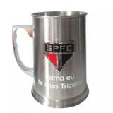 Caneca de Chopp Inox do São Paulo Licenciado 420 ml - Drina