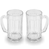 Caneca de Chopp Vidro 400ml - 2 PÇS Gourmet Mix