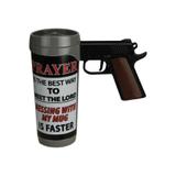 Caneca de Pistola Prayer is Best 470ml - Nautika