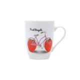 Caneca de Porcelana 340ml Bike Morango Rojemac