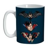 Caneca de Porcelana Azul 135ml Liga da Justiça Urban