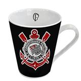 Caneca de Porcelana Decorada Corinthians Timao 250ml - Allmix