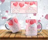 Caneca de porcelana dia dos namoradas nova eu te amo - Vidape