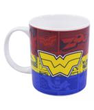 Caneca De Porcelana Mulher Maravilha 370ml - Liga Da Justiça - Minas presentes