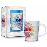 Caneca De Porcelana Premium Deus E 280ml - Gama ud