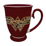 Caneca de Porcelana Vermelha 330ml Mulher Maravilha Urban