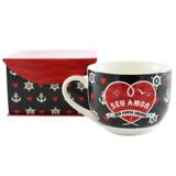 Caneca De Sopa Seu Amor Meu Porto Seguro 10020639 - Zona criativa