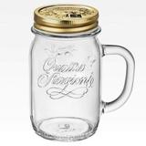 Caneca de Vidro Bormioli Rocco Quattro Stagioni Pote 415ml