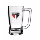 Caneca De Vidro Do São Paulo Para Chopp Cerveja 300 Ml - Allmix