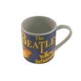 Caneca Decorativa em Cerâmica Banda Beatles Cor Azul 8x7x7cm - Maisaz