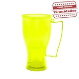 Caneca Durável Maracanã 600ml Verde Neon 72 unidades Bezavel - Festabox
