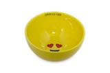 Caneca e Bowl - EMOJI - AMOR - Ceraflame