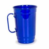 Caneca em alumínio 650ml Azul Metálico - Alumínios e cia
