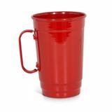 Caneca em alumínio 650ml Vermelho - Alumínios e cia