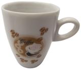 Caneca em Cerâmica para Café/cappuccino "coffe Grãos" Koisas de Kozinha - 150 Ml