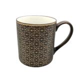 Caneca em porcelana Matt A 340ml marrom - Dm brasil