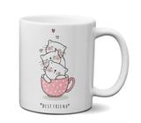 Caneca Fofa Gatinhos Best Friend - Custom21