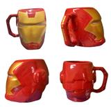 Caneca Formato 3D Homem de Ferro Iron Marvel Avengers 400ml - Zona criativa