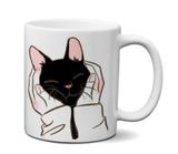 Caneca Gato Feliz Carinho - Custom21