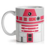 Caneca Geek Side Faces - R2 rosa - Yaay
