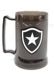 Caneca Gel Botafogo Escudo - Fume - Tatuapé brindes