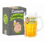 Caneca Gel Cerveja 450ml - Um Homem Sem Barriga - Brasfoot