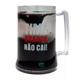 Caneca Gel Flamengo Time Grande Não Cai Preta - Tatuapé brindes