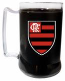 Caneca Gel Preto 400ml Escudo - Flamengo