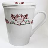 Caneca Infusora Corujice - Flivo