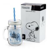 Caneca Jarra com Canudo Snoopy Comics - Amocanecas