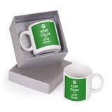 Caneca Keep Calm Love Dogs - Shop quality