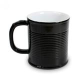 Caneca Lata 250ml Mondoceram Gourmet 9cmx8cmx11cm Preto