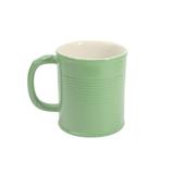 Caneca Lata 350ml Em Cerâmica Pistache Mondoceram Gourmet