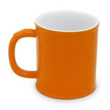 Caneca Lata 350ml Mondoceram Gourmet 10,5cmx9cmx12,5cm Laranja