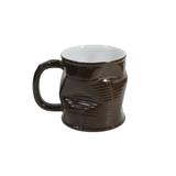 Caneca Lata Amassada 220ml Chocolate 08013335 Mondoceram Gourmet