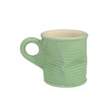 Caneca Lata Amassada 70 ml Pistache 080179 Mondoceram Gourmet
