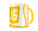Caneca Linguagem JS color Amarelo - Artgeek