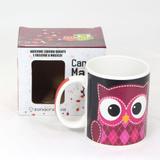 Caneca Magic 300ml Corujinhas Cute Zona Criativa