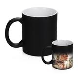 Caneca Mágica Preta Fosca 325ml Para Sublimação - 1 Unid - Ocus