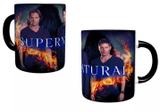 Caneca Magica Sam Dean Castiel Supernatural - Biohazard