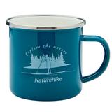 Caneca Naturehike Adventure em Metal Esmaltado para Camping Hiking Verde