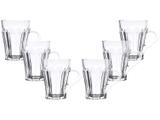 Caneca para Chá de Vidro Transparente - 140ml Bon Gourmet Allure 6 Peças