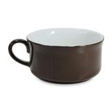 Caneca para Sopa 350ml Mondoceram Gourmet 5,5cmx11cmx14cm Chocolate